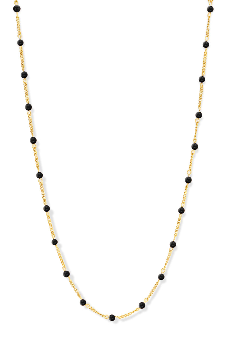 Thea Halskette schwarzer Achat