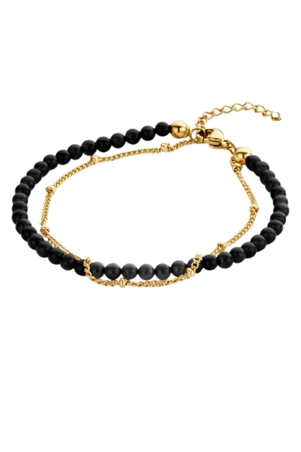 Thea Armband schwarzer Achat