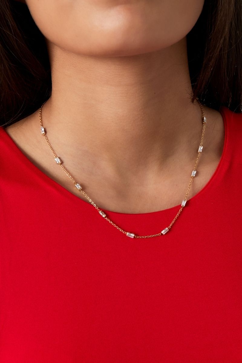 Dena Kristall Halskette