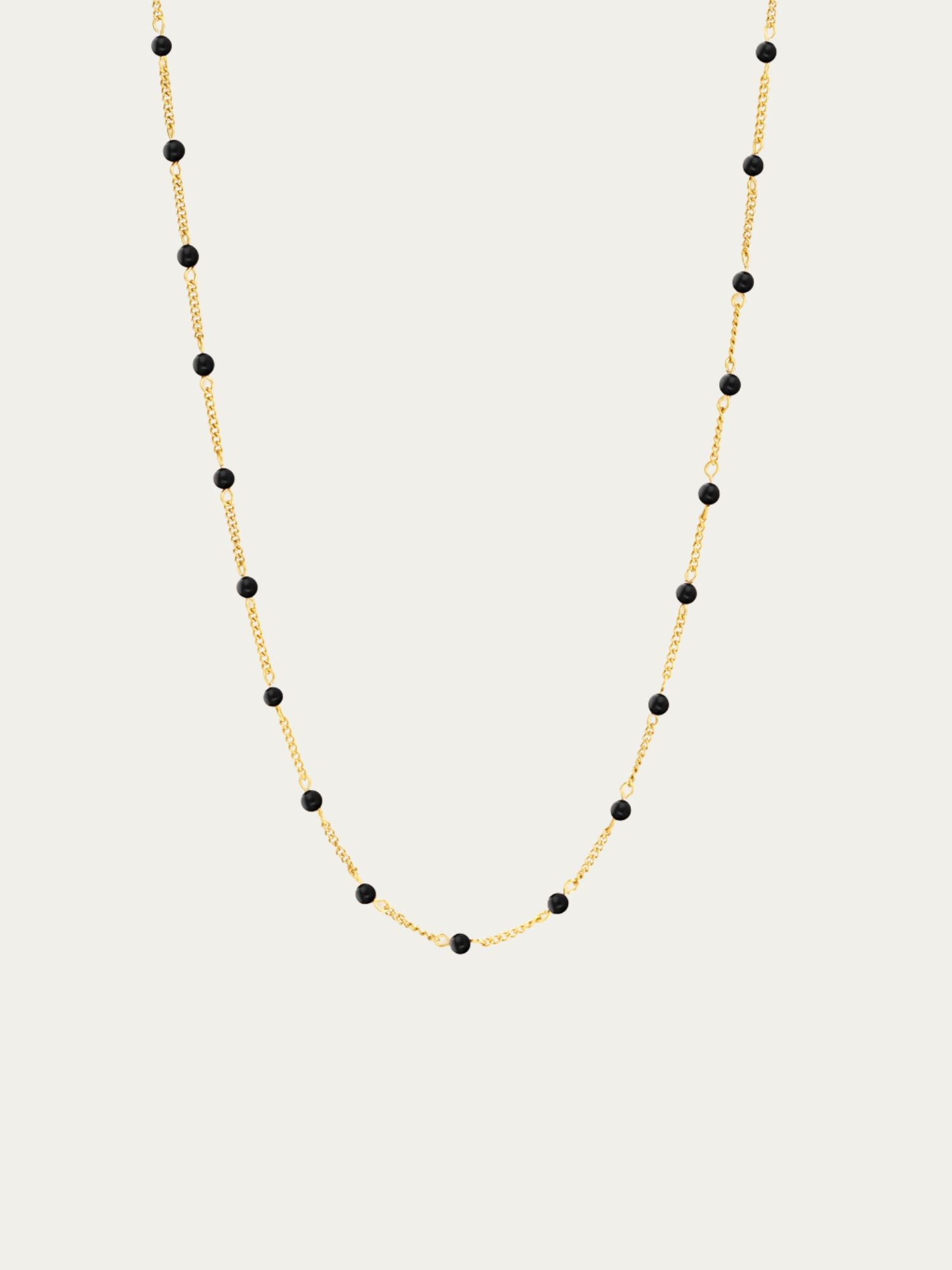 Thea Halskette schwarzer Achat