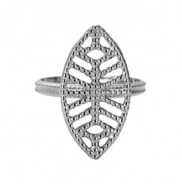 Ciela Leaf Ring Silber