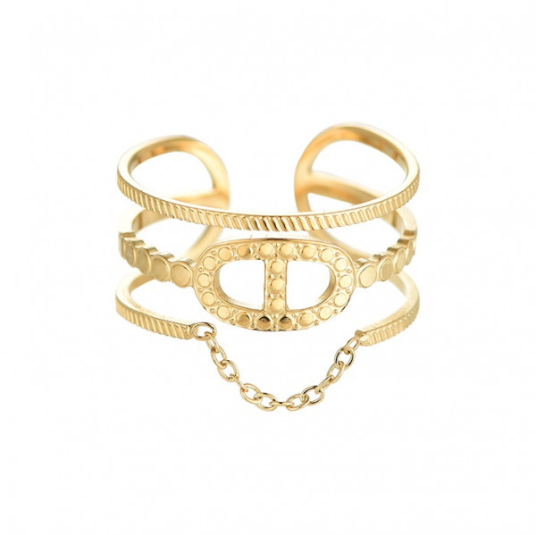 Cloe Ring Gold 14K vergoldet