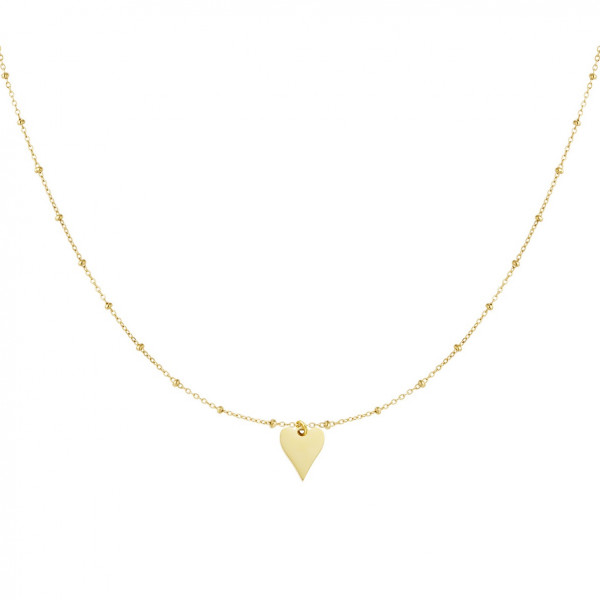 Kelda Heart Halskette Gold 18K vergoldet