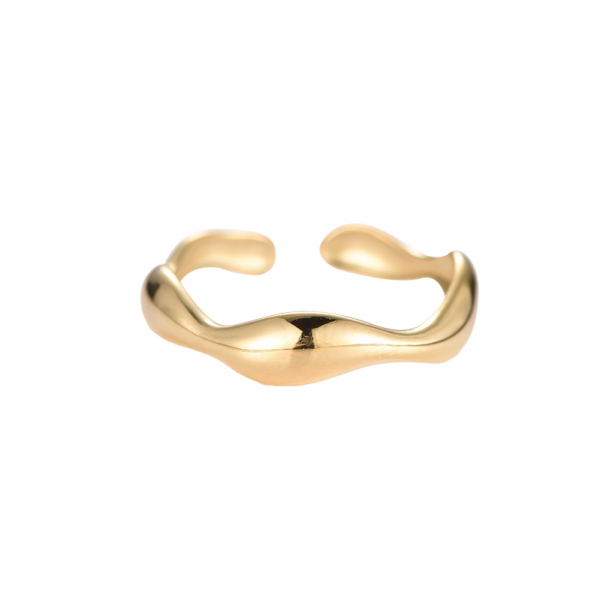 Vida Organic Ring 14K vergoldet