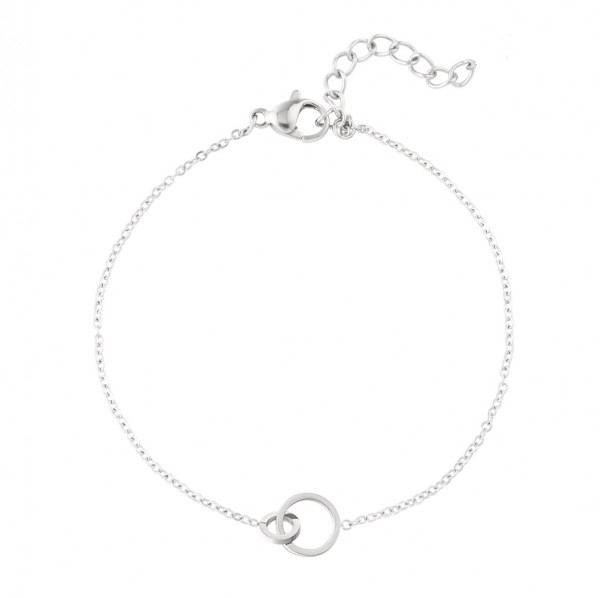 Leni Circles Armband Silber