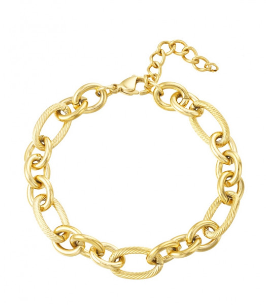 Alla Chunky Gold Armband 18K vergoldet