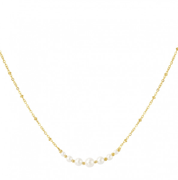 Naika Pearl Collier 18k vergoldet