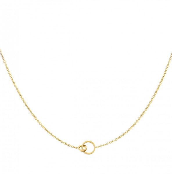 Leni Circles Halskette Gold 18K vergoldet